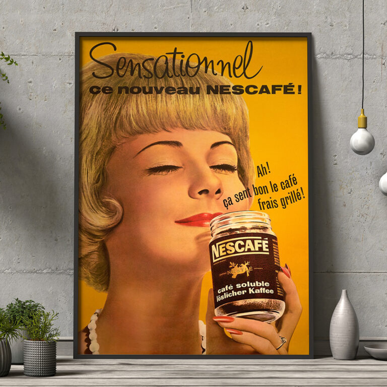 Affiche vintage Algérie collection Dzeco Art