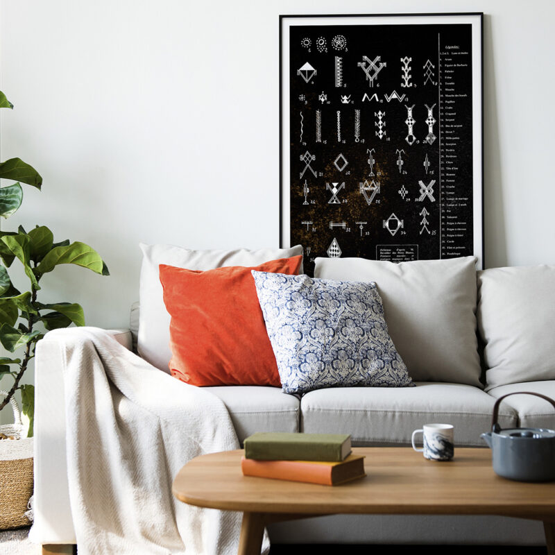 Affiche vintage Algérie collection Dzeco Art