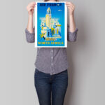 Affiche vintage Algérie France collection Dzeco Art
