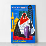 Affiche vintage Algérie France collection Dzeco Art