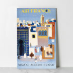 Affiche vintage Algérie France collection Dzeco Art
