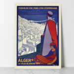 Affiche vintage Algérie collection Dzeco Art