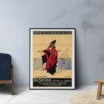 Affiche vintage Algérie collection Dzeco Art