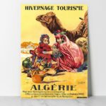 Affiche vintage Algérie collection Dzeco Art