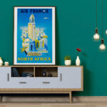 Affiche vintage Algérie France collection Dzeco Art