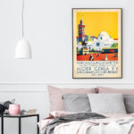 Affiche vintage Algérie collection Dzeco Art