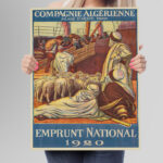 Affiche vintage Algérie collection Dzeco Art