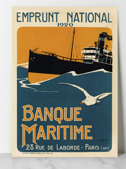 Affiche vintage Algérie collection Dzeco Art