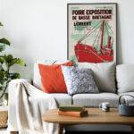 Affiche vintage Algérie Lorient collection Dzeco Art