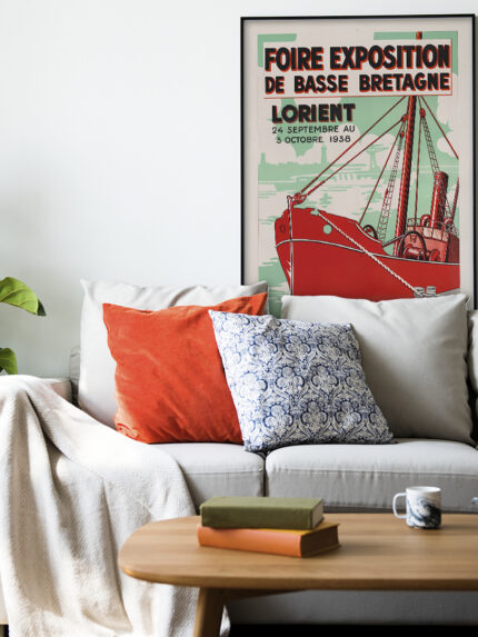 Affiche vintage Algérie Lorient collection Dzeco Art