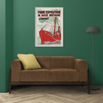 Affiche vintage Algérie Lorient collection Dzeco Art