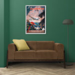 Affiche vintage Algérie American collection Dzeco Art