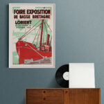 Affiche vintage Algérie Lorient collection Dzeco Art
