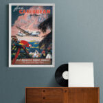 Affiche vintage Algérie American collection Dzeco Art