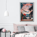 Affiche vintage Algérie American collection Dzeco Art