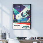 Affiche vintage Algérie BOEING collection Dzeco Art