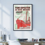 Affiche vintage Algérie Lorient collection Dzeco Art