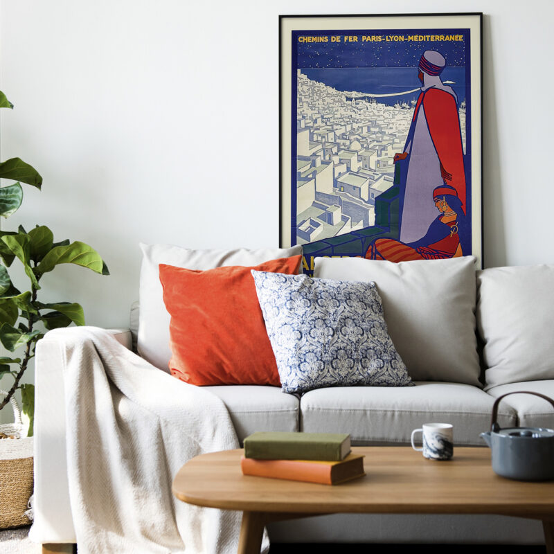 Affiche vintage Algérie collection Dzeco Art