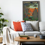 Affiche vintage Algérie collection Dzeco Art