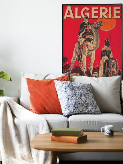 Affiche vintage Algérie collection Dzeco Art