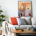 Affiche vintage Algérie France collection Dzeco Art