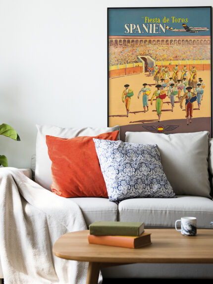 Affiche vintage Algérie IBERIA collection Dzeco Art