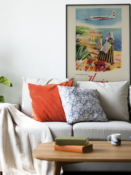 Affiche vintage Algérie IBERIA collection Dzeco Art