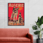 Affiche vintage Algérie collection Dzeco Art
