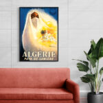 Affiche vintage Algérie collection Dzeco Art