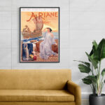 Affiche vintage Algérie France collection Dzeco Art