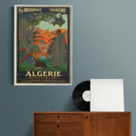 Affiche vintage Algérie collection Dzeco Art