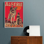 Affiche vintage Algérie collection Dzeco Art