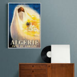 Affiche vintage Algérie collection Dzeco Art