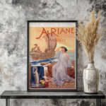 Affiche vintage Algérie France collection Dzeco Art