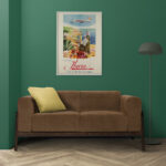 Affiche vintage Algérie IBERIA collection Dzeco Art