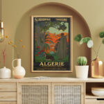 Affiche vintage Algérie collection Dzeco Art
