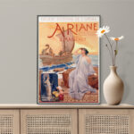 Affiche vintage Algérie France collection Dzeco Art