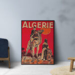 Affiche vintage Algérie collection Dzeco Art