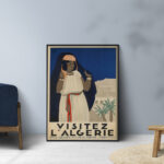 Affiche vintage Algérie collection Dzeco Art