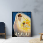 Affiche vintage Algérie collection Dzeco Art