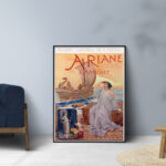 Affiche vintage Algérie France collection Dzeco Art