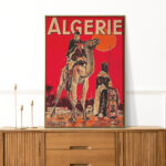 Affiche vintage Algérie collection Dzeco Art