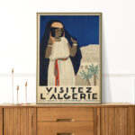 Affiche vintage Algérie collection Dzeco Art