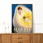 Affiche vintage Algérie collection Dzeco Art