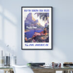 Affiche vintage Algérie American collection Dzeco Art