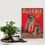 Affiche vintage Algérie collection Dzeco Art