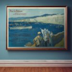 Affiche vintage Algérie collection Dzeco Art