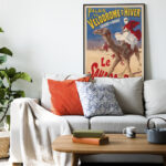 Affiche vintage Algérie collection Dzeco Art