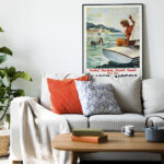 Affiche vintage Algérie collection Dzeco Art