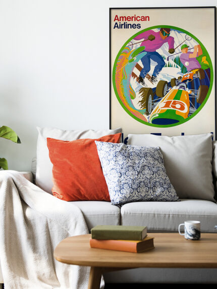 Affiche vintage Algérie USA collection Dzeco Art